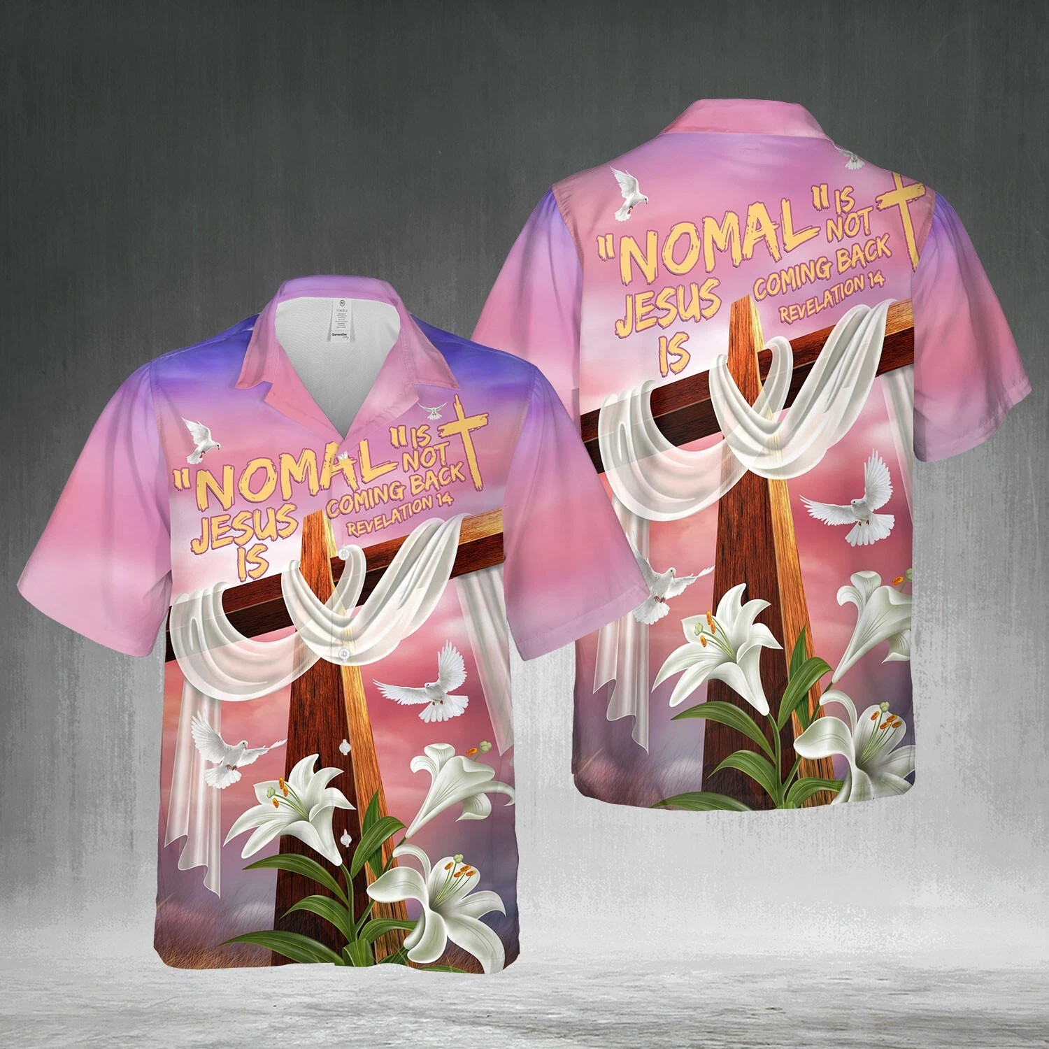 Normal Isn’t Coming Back Jesus Christian Hawaiian Shirt Full Size S-5XL