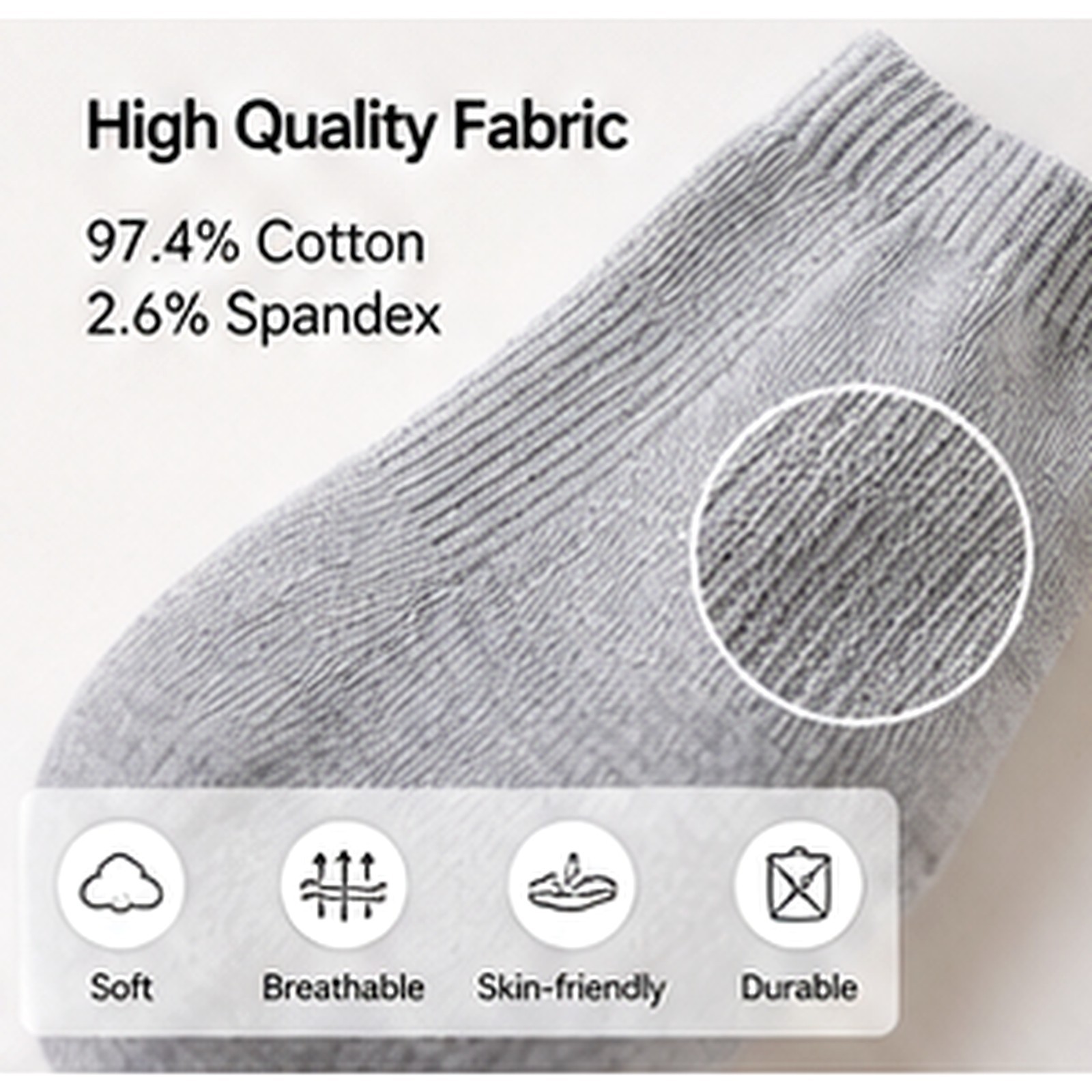 Women Ankle Socks 6 Pairs Cotton Odor Free Cushioned Low Cut Athletic Socks