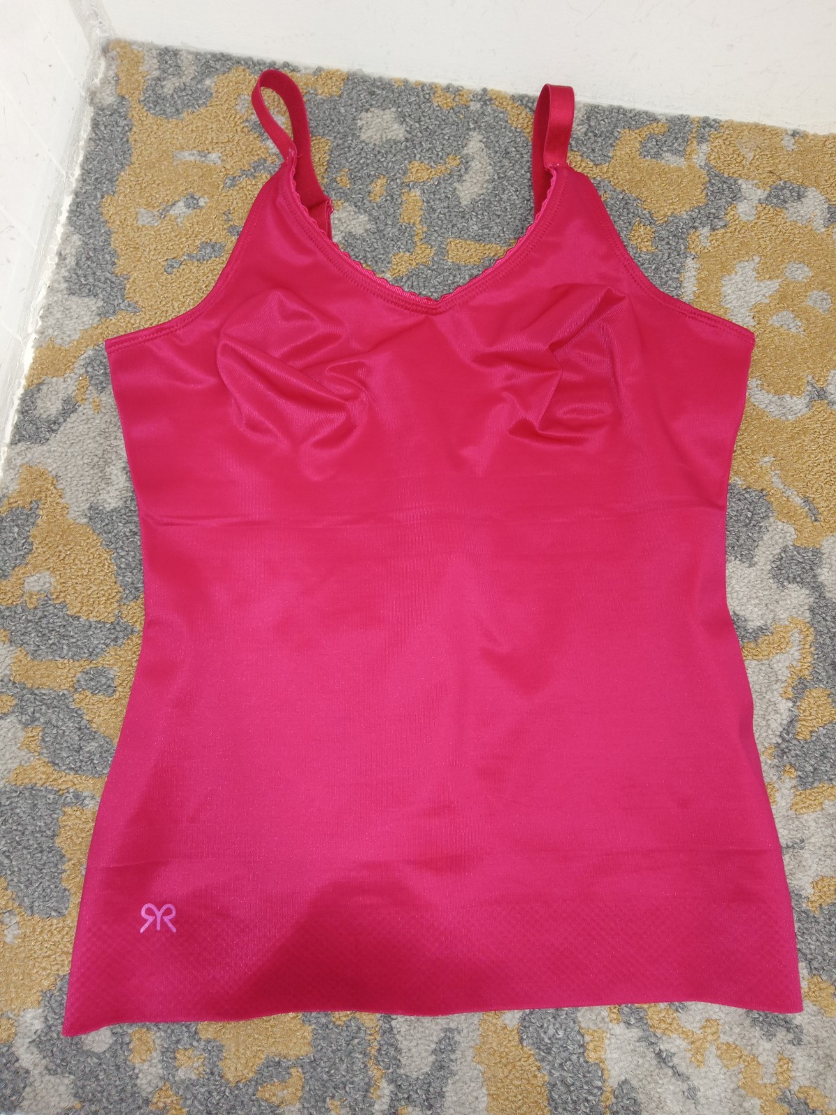 Ruby Ribbon Heritage Cami #1867 Red Sz 34 Multiway Straps Wireless SEE PHOTOS