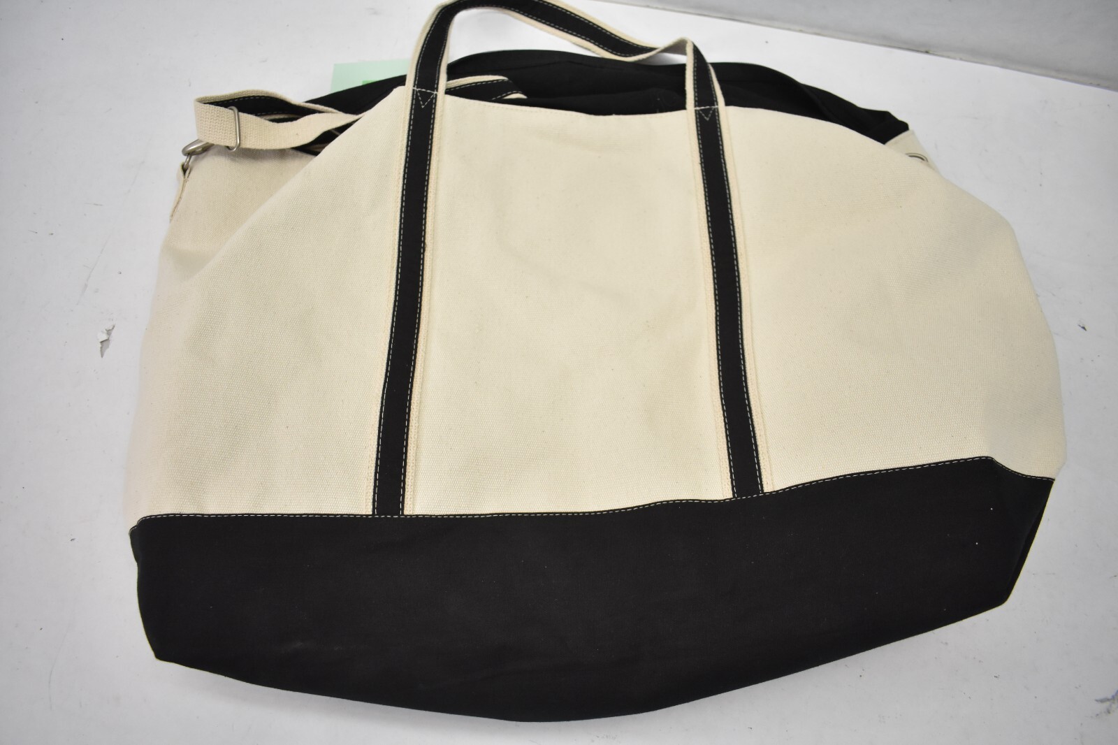 Peerless Threads X-Large Sailing Tote Bag BRANDED Beige Natural Canvas