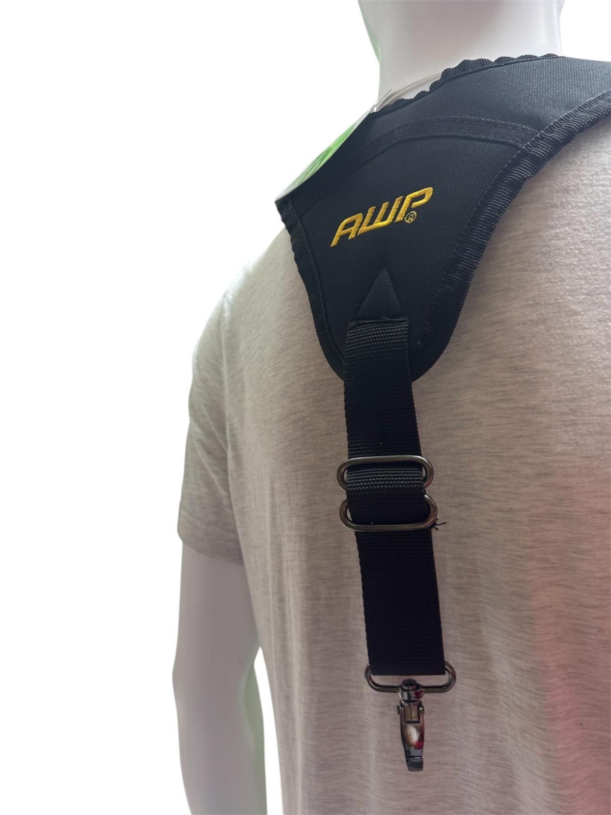 AWP Adjustable Padded 3-Point D-Ring Polyester Suspenders 1CL-118