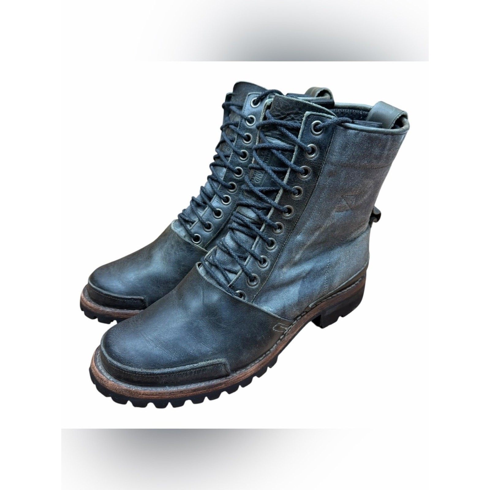 Timberland Boot Company Men’s size 10 Leather Canvas Tackhead Combat Boots