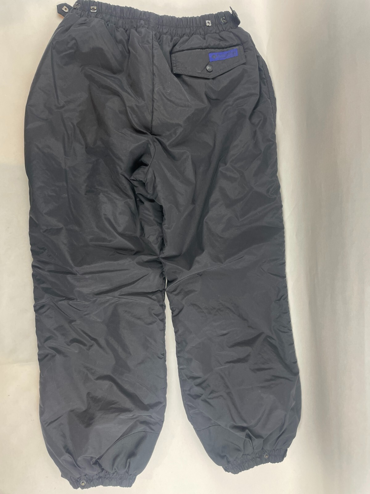 Columbia Snowpants Women’s Size XL Black Insulated Pockets Adjustable Waist Tabs
