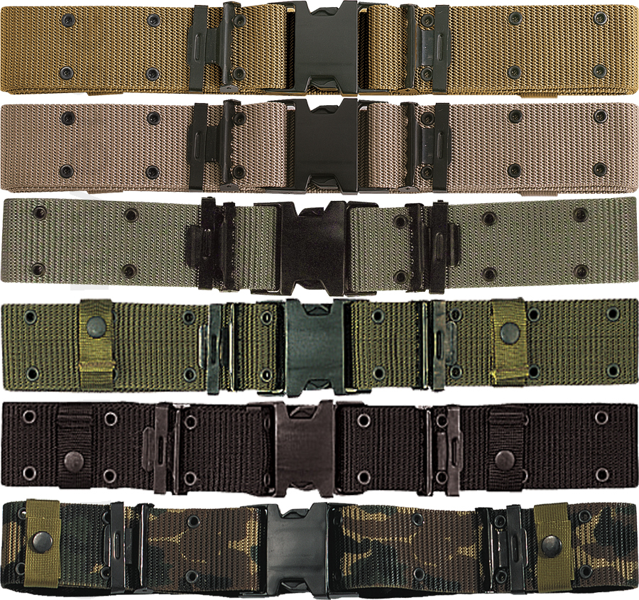 Tactical Pistol Belt Web Utility ALICE Marine Corps Adjustable Work Duty Belt