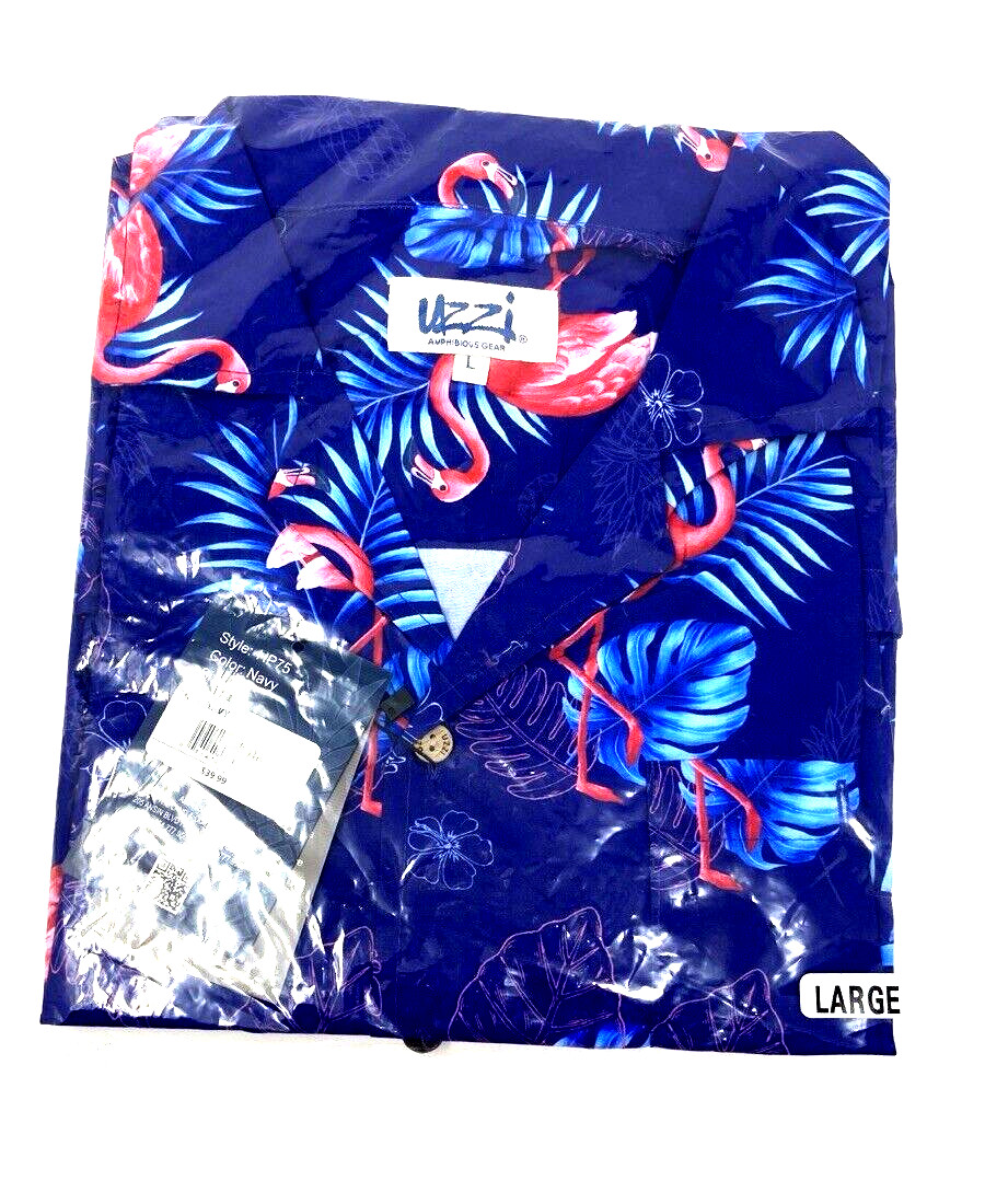 Hawaiian Shirt Men Women Button Down Short Sleeve Casual Collared Prints