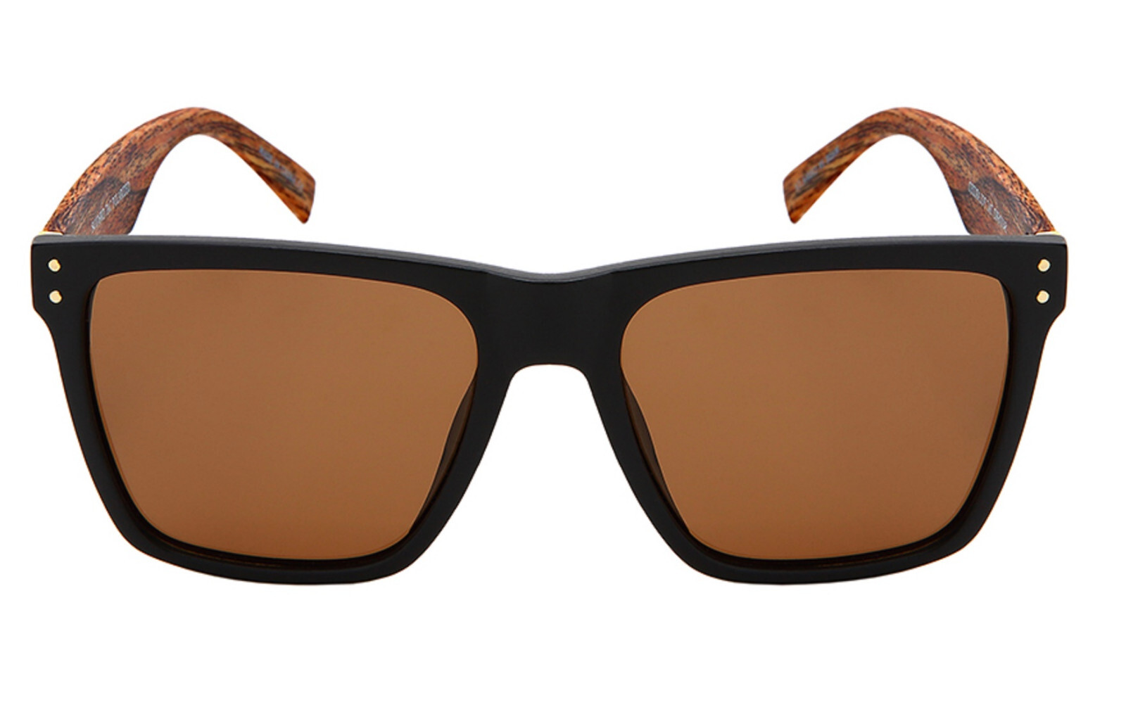 100% UV400 Protection Poly-carbonate TAC Polarized Fashion Sunglasses BROWN