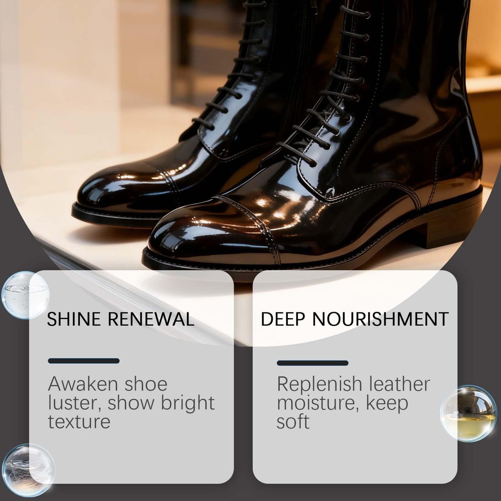 Shoe Shine Sponge – Instant Shine Sponge for Leather Shoes Boots Quick Polisher
