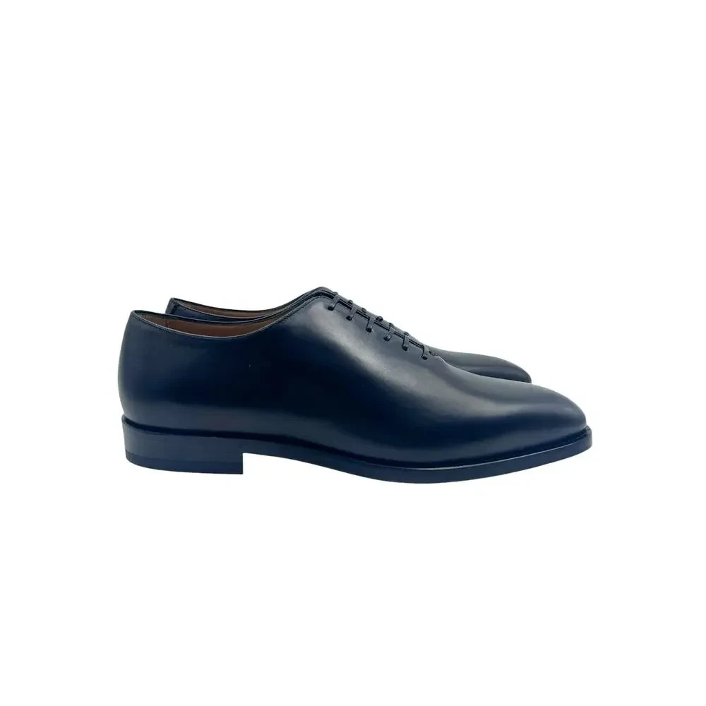 Salvatore Ferragamo Mens New In Box Geoffrey Black Leather Loafers many sizes!