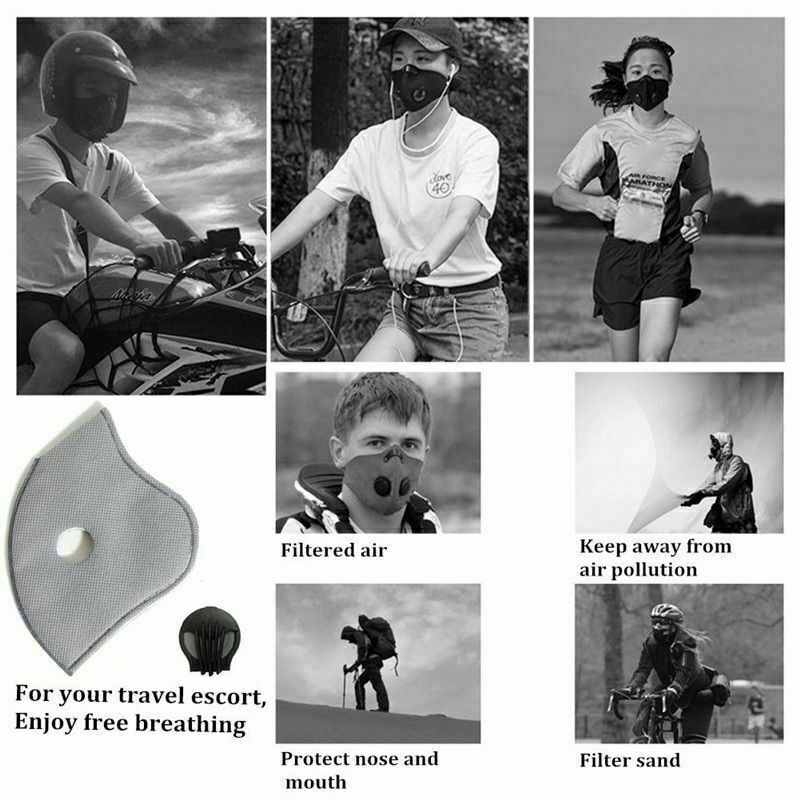 Anti Pollution Face Mask with Military Grade Protection Reusable Dust Half Mask