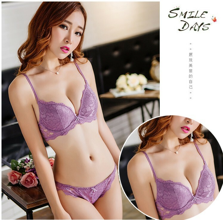 Thick Bra Lot Cup Classical Push Up Bra&Panty All Colors 32 34-38 ABC Lingerie