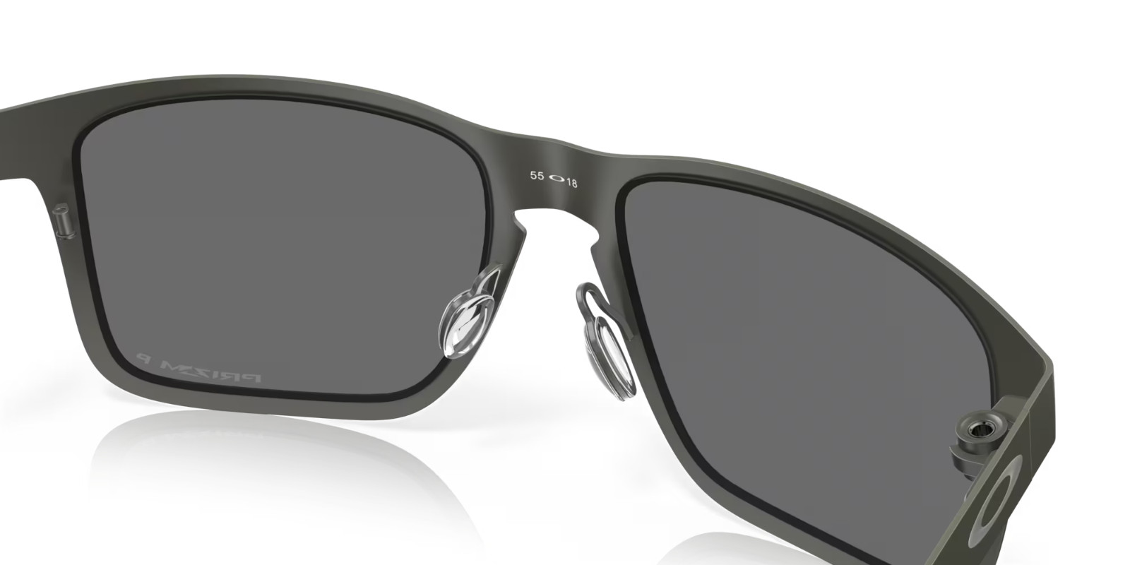 Oakley Sunglasses Holbrook Metal OO4123-0655 Gunmetal / PRIZM Black POLARIZED