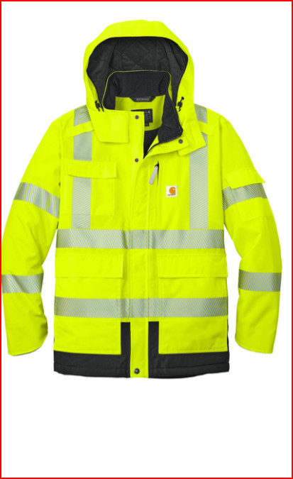 CT106694 Carhartt ANSI 107 Class 3 Waterproof Heavyweight Insulated Jac Large