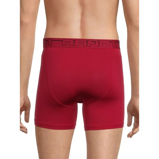 Choose Size 6-Pairs And1 ProPlatinum Underwear Reg Leg 6″ Boxer Briefs Athletic
