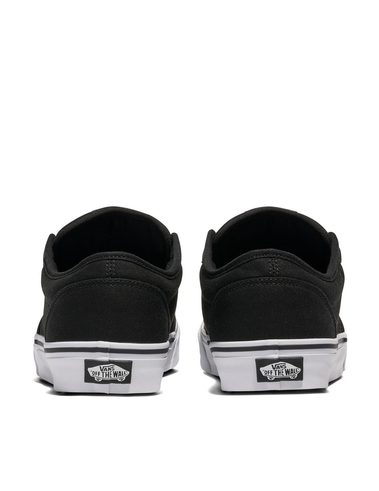 Vans Mens Atwood Sneaker, Canvas Black/White, 11.5