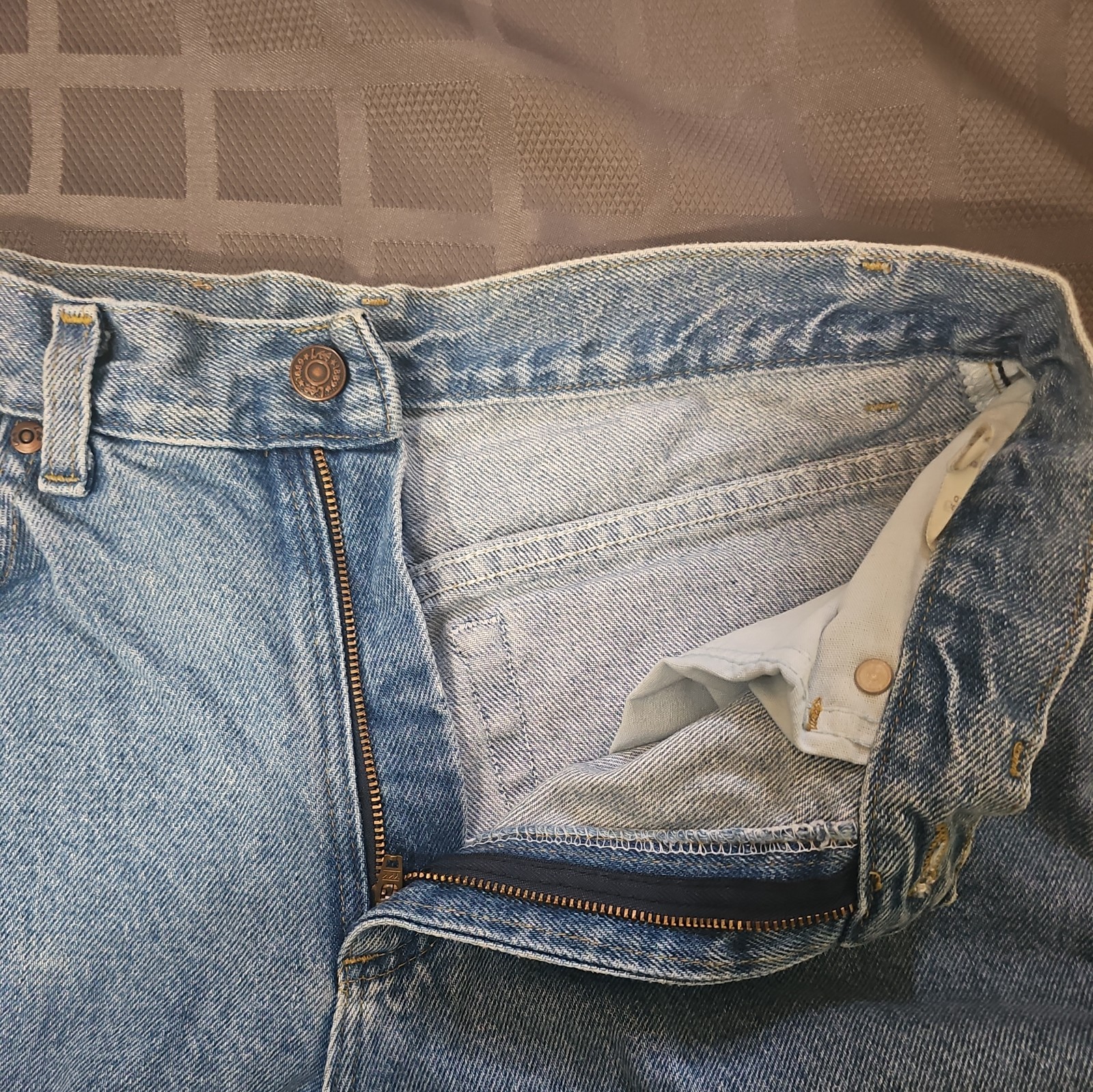 LEE RIDERS Light Wash Jeans 100% Cotton Denim Vintage 32×30