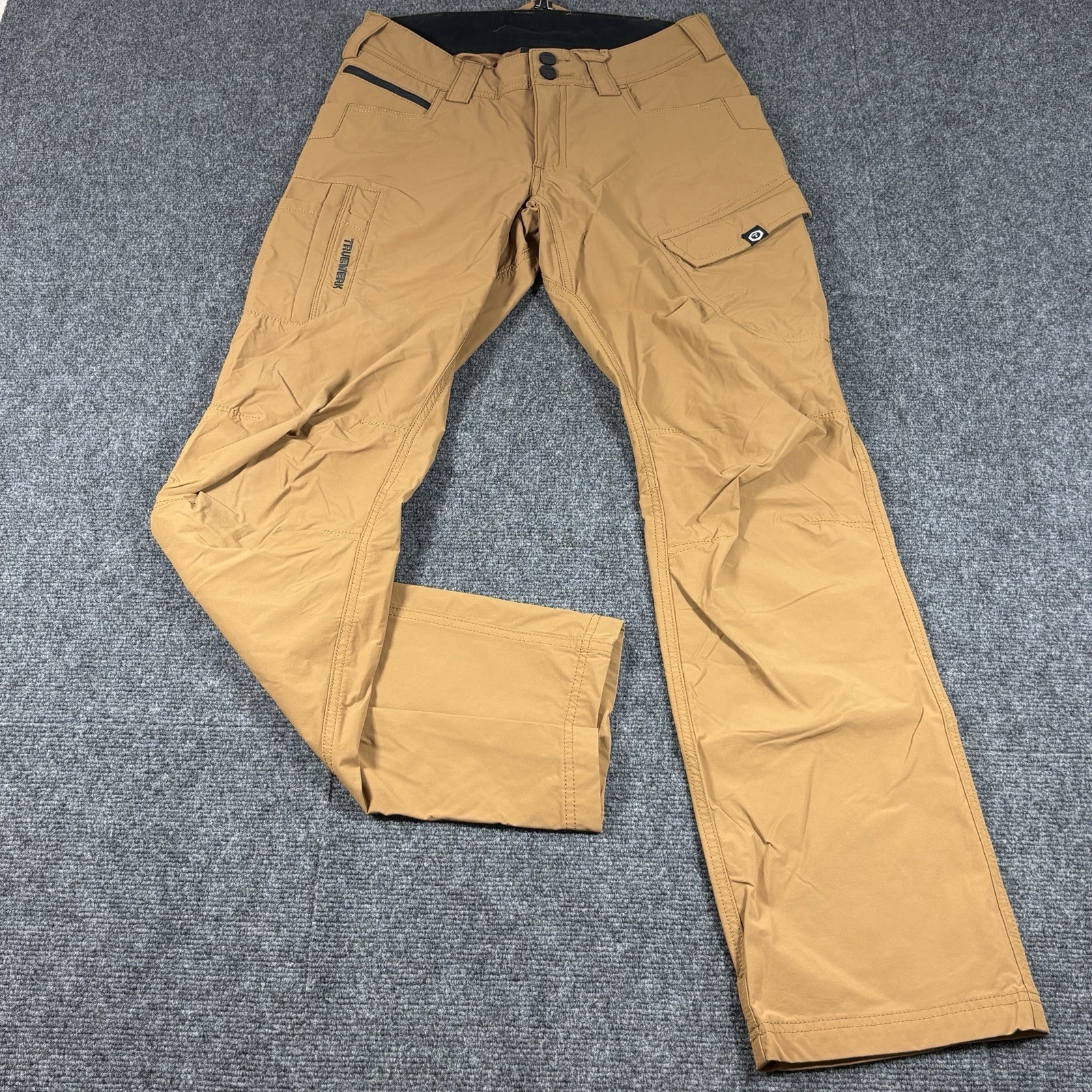 Truewerk T1 Werkpant Pants Womens 6 Brown Cargo Workwear Stretch Nylon 29×31