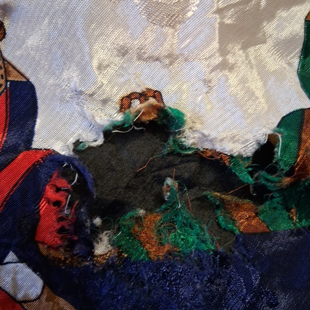 Horse Jockey Stadium Show Jumping Silk? Jacket Equestrian Sports 80s VTG AS IS