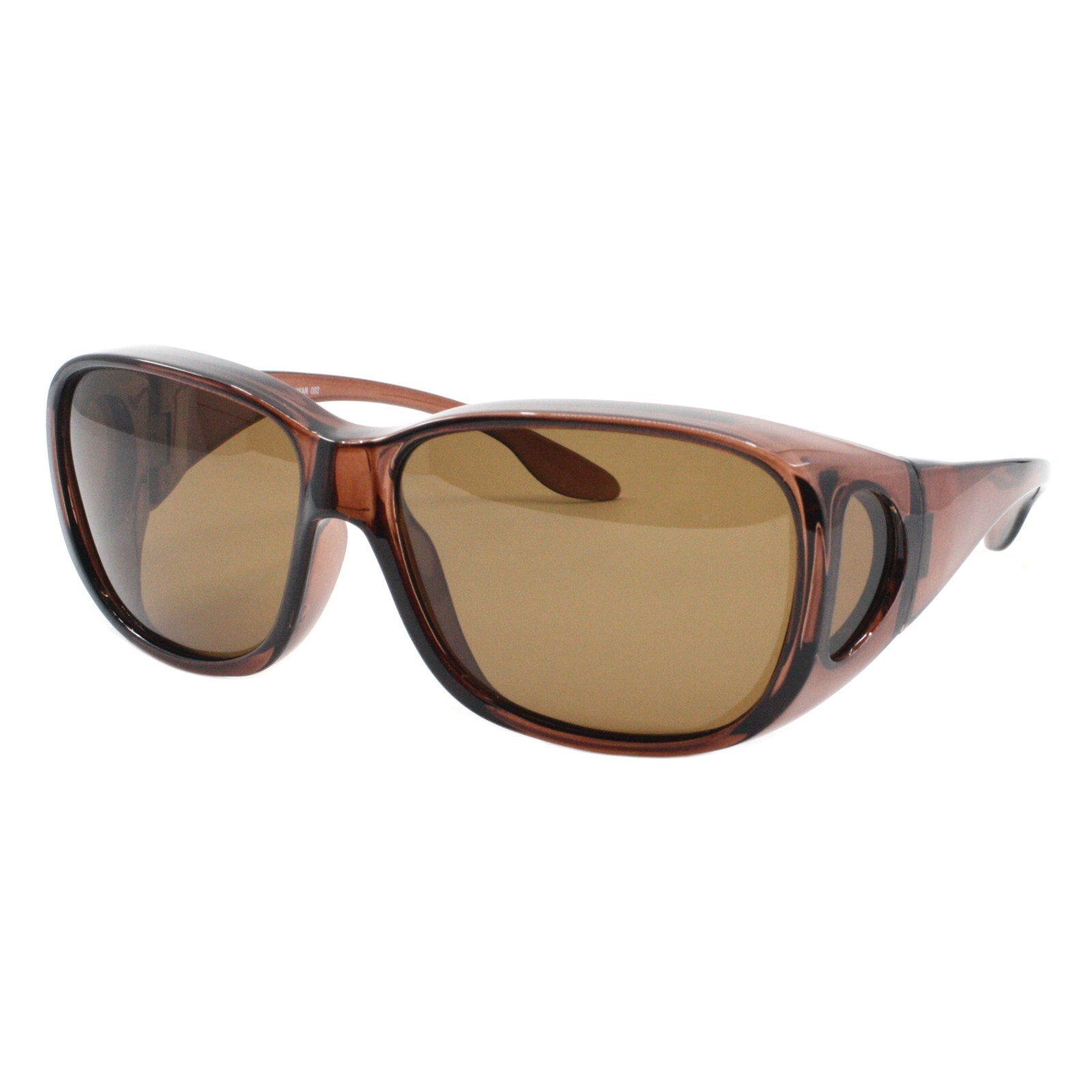 TAC Polarized Lens Fit Over Sunglasses XL Big Square Frame Unisex