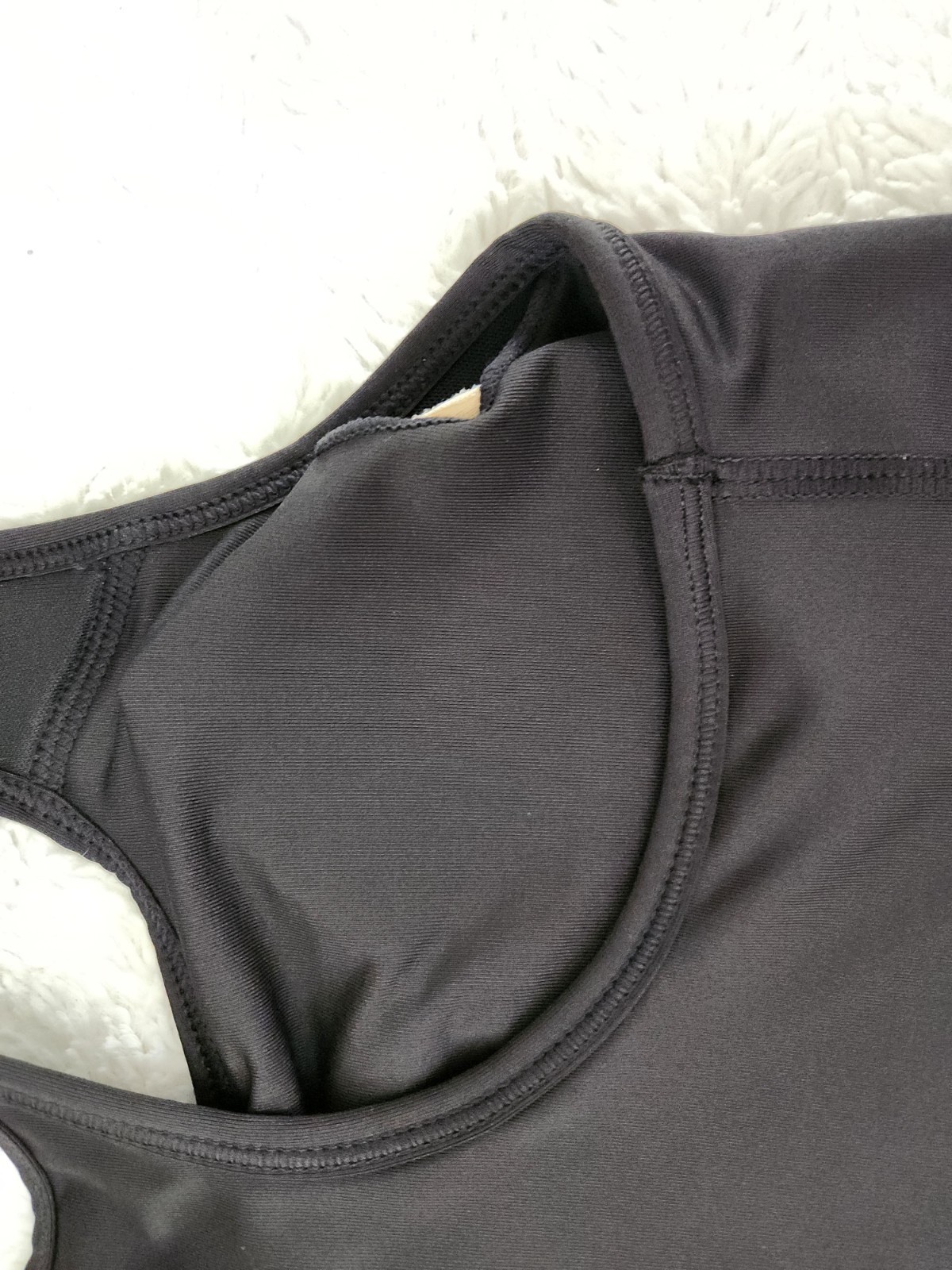 Avia Racerback Sports Bra Womens Size S Small Black Padded Athletic Gym NWT