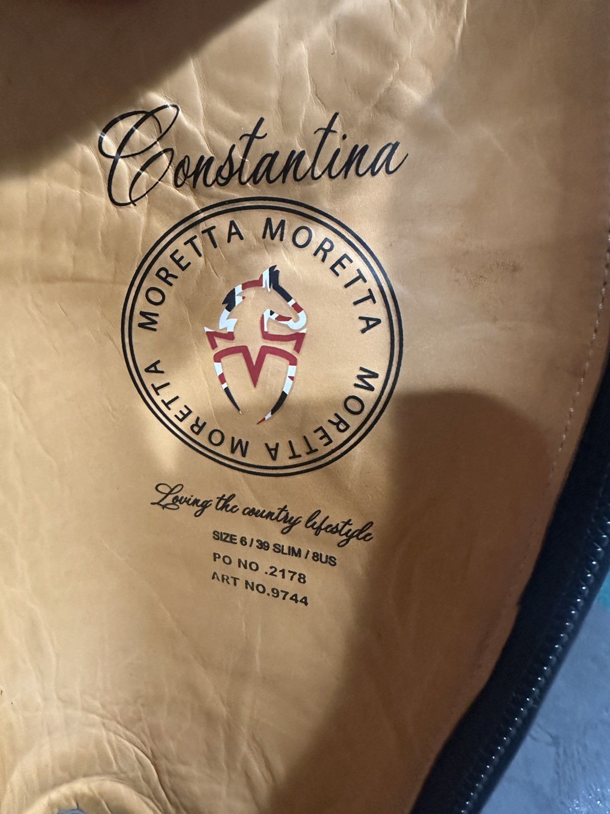 Shires Moretta Constantina Black Equestrian Riding Long Boots, size 8 slim e 39