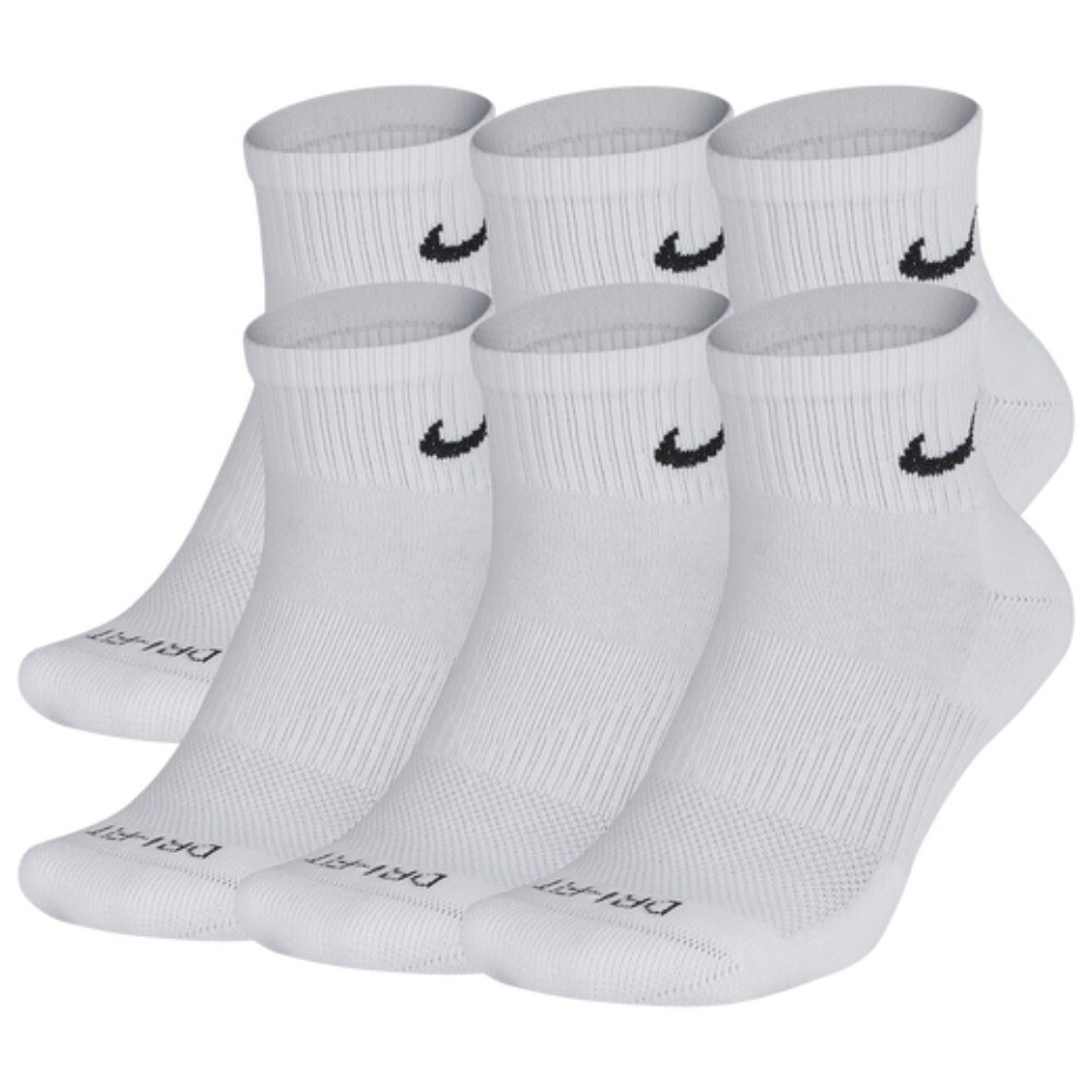 Nike Men’s Socks Athletic Everyday Plus Training Cushioned Dri-Fit Ankle Socks
