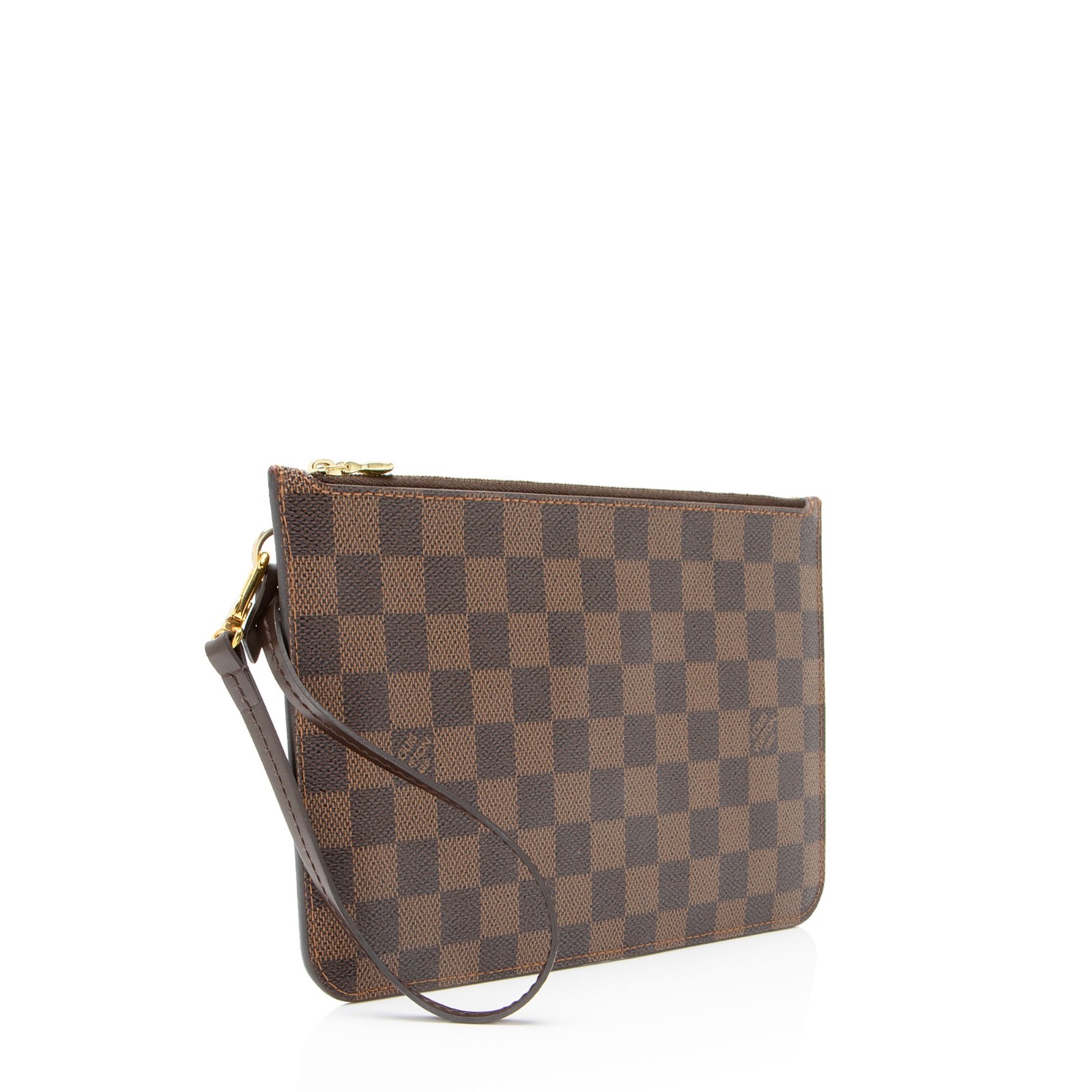 Louis Vuitton Damier Ebene Neverfull GM Pochette Wristlet Pouch- Mint Condition