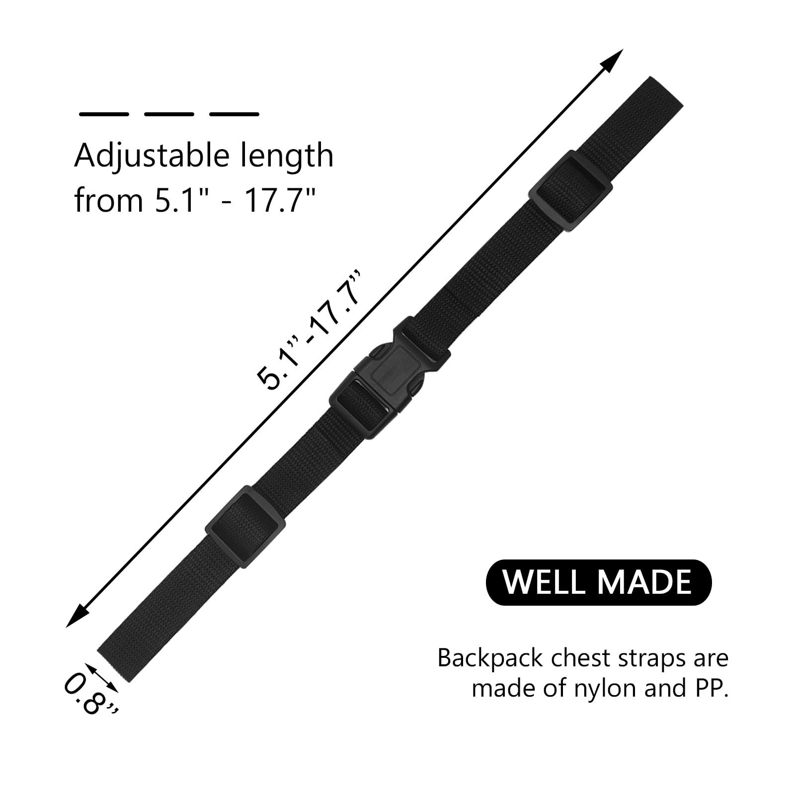 Adjustable Replacement Backpack Chest Strap Outdoor Backpack Accessories