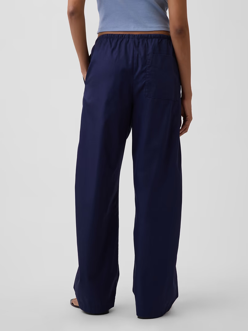 GAP – Poplin Easy Barrel Pants – Sale Off
