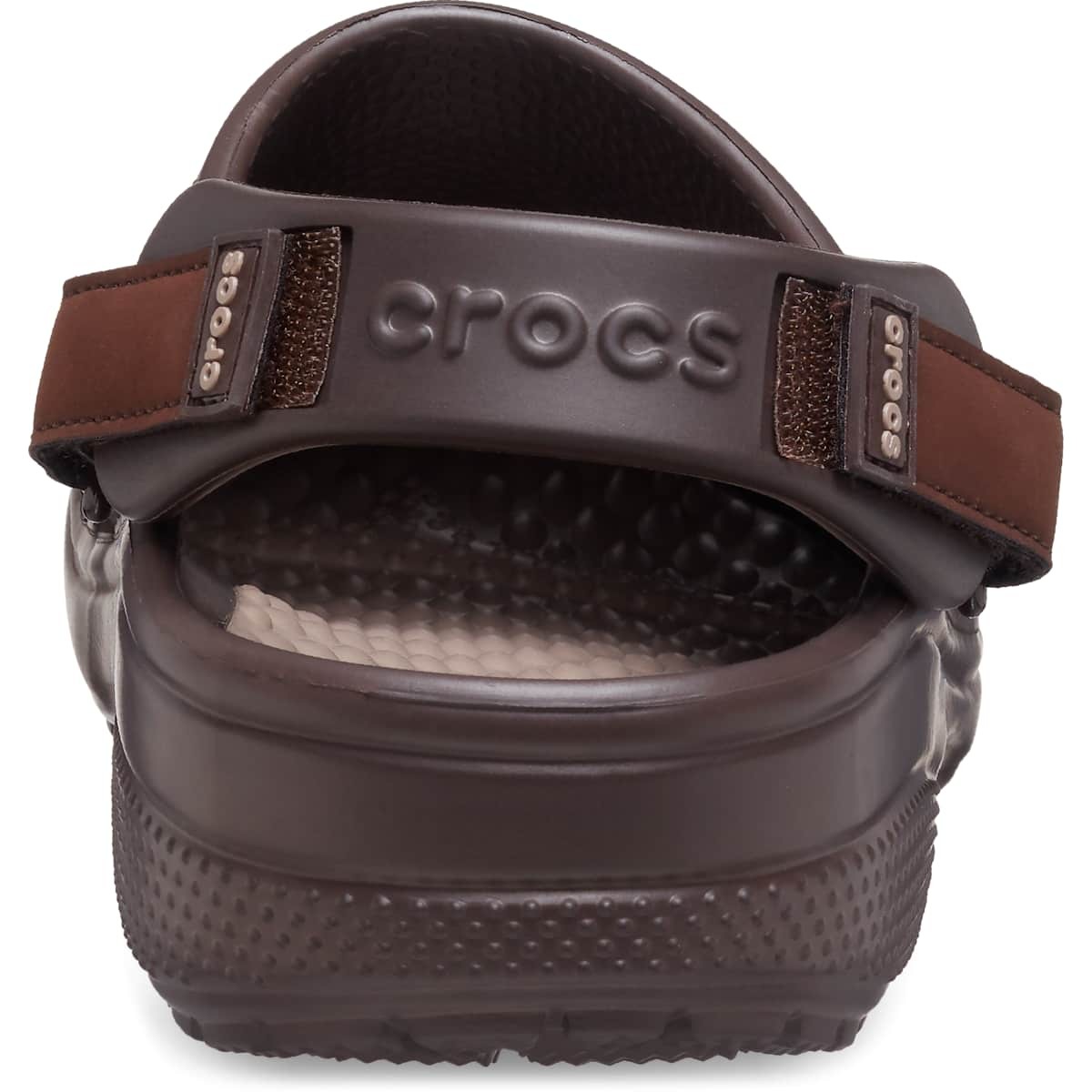 Crocs Men’s Yukon Vista LR Clogs – LiteRide Foam, Adjustable Strap, Faux Leather