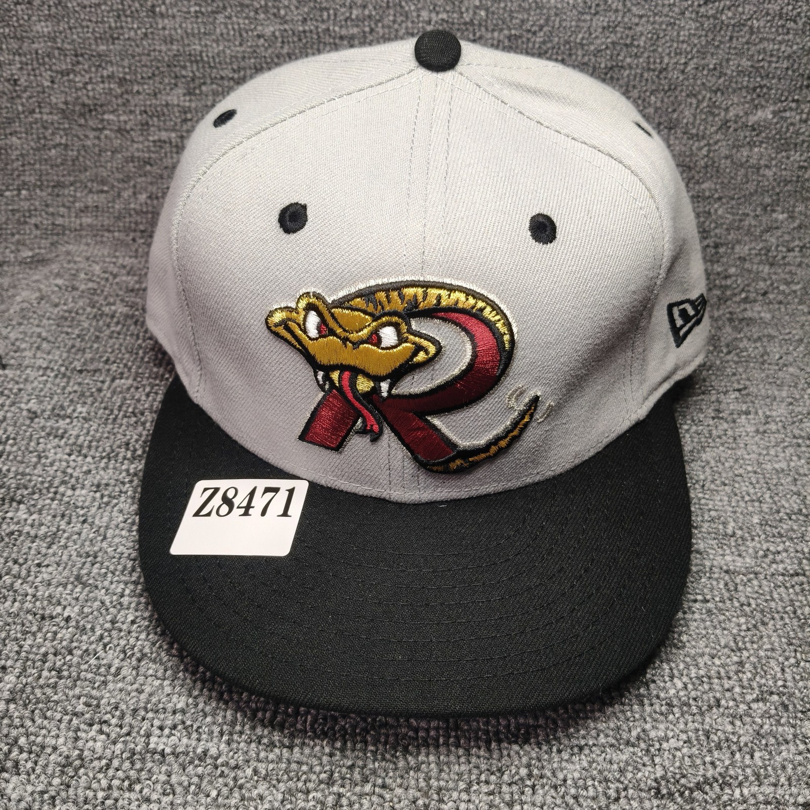 New Era 59FIFTY Fitted Baseball Cap Gray Black 7 1 4