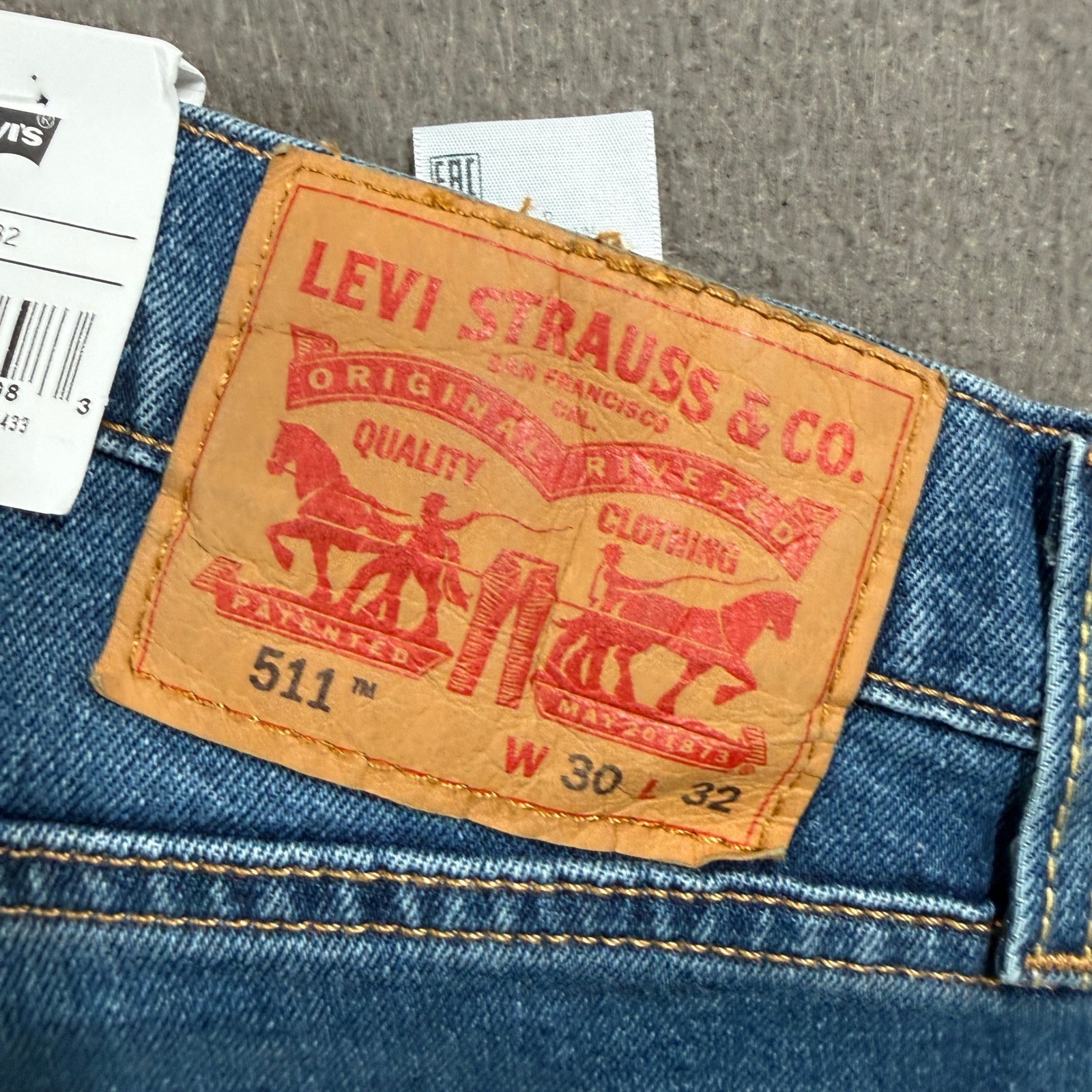 Levi’s 511 Slim Jeans Mens 30×32 Blue All Seasons Tech Stretch 045115425