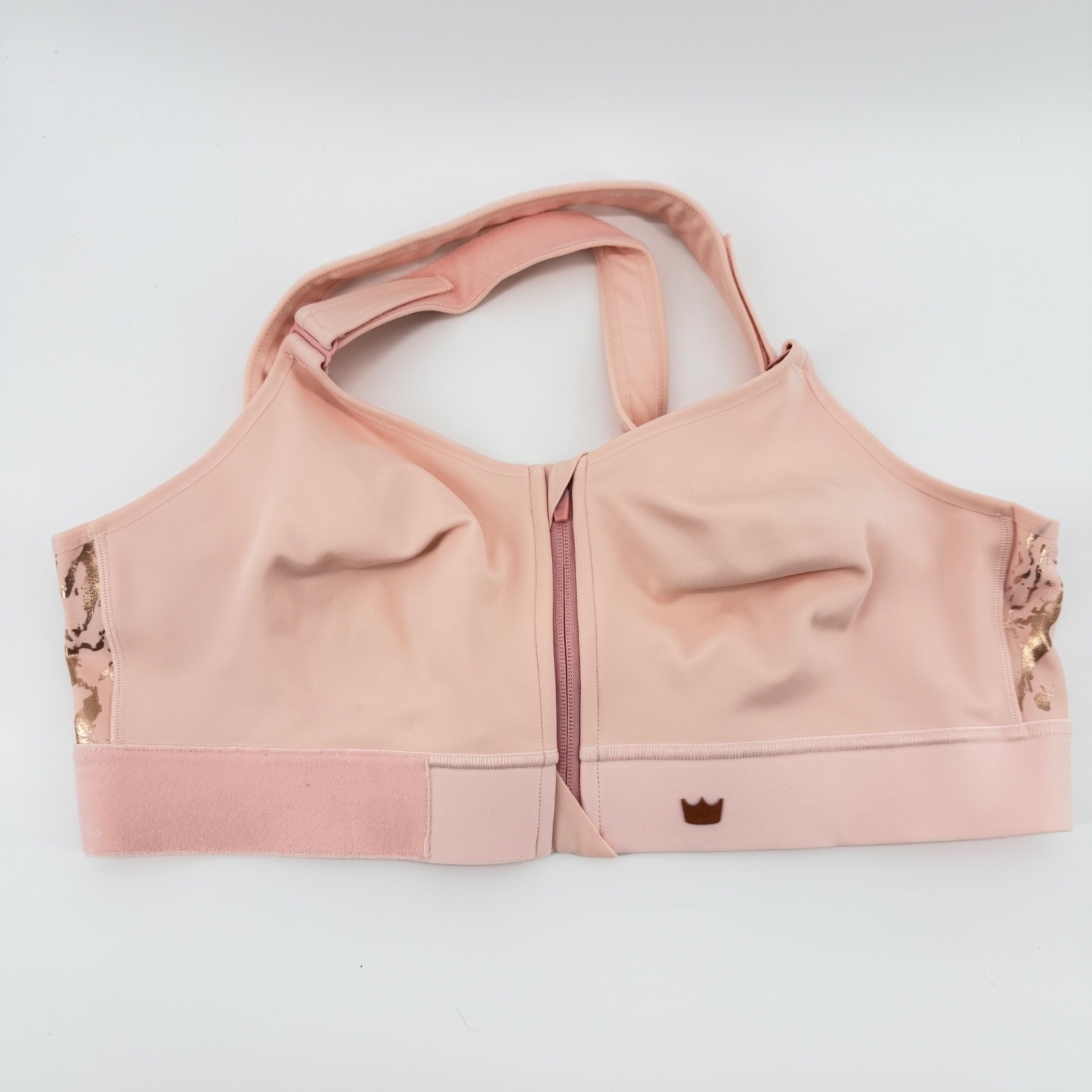 SHEFIT FLEX Blush Sports Bra Size 3Luxe Supportive Activewear Medium Impact