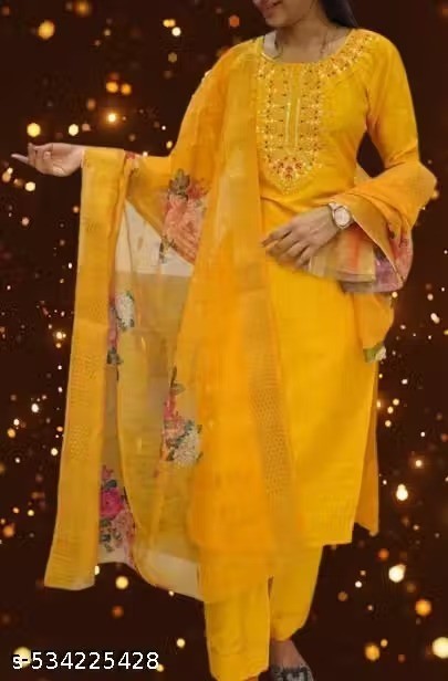 Readymade Cotton kurti Palazzo With Dupatta Set for Women’s Party Festive Outfit
