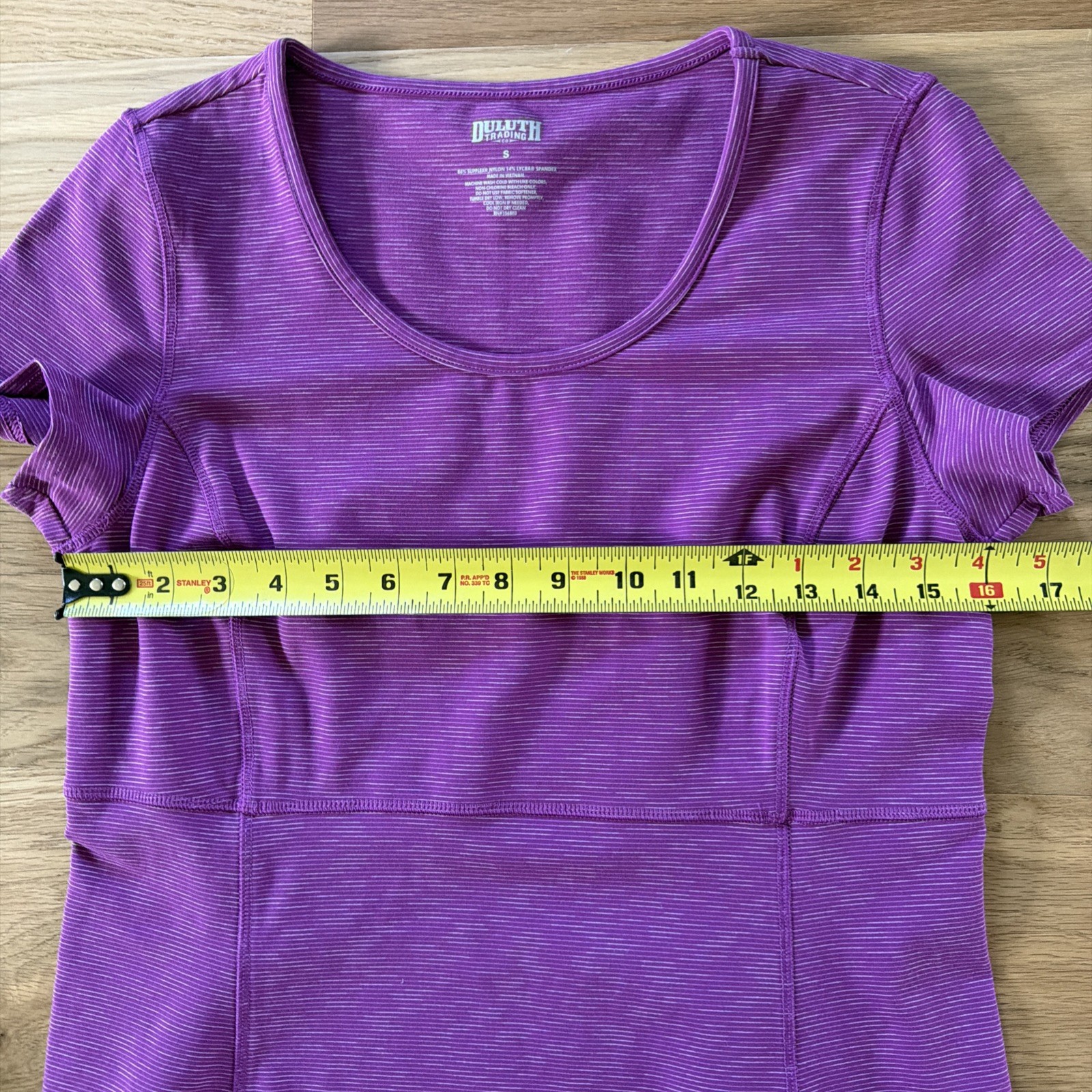 DULUTH Trading US Women’s S Pink Space Dye NoGA Classic Short Sleeves Dress