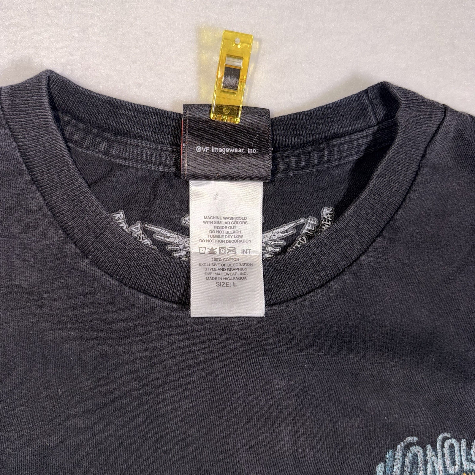 Harley Davidson Honolulu Hawaii Shark Graphic T Shirt Black Large Biker Tee