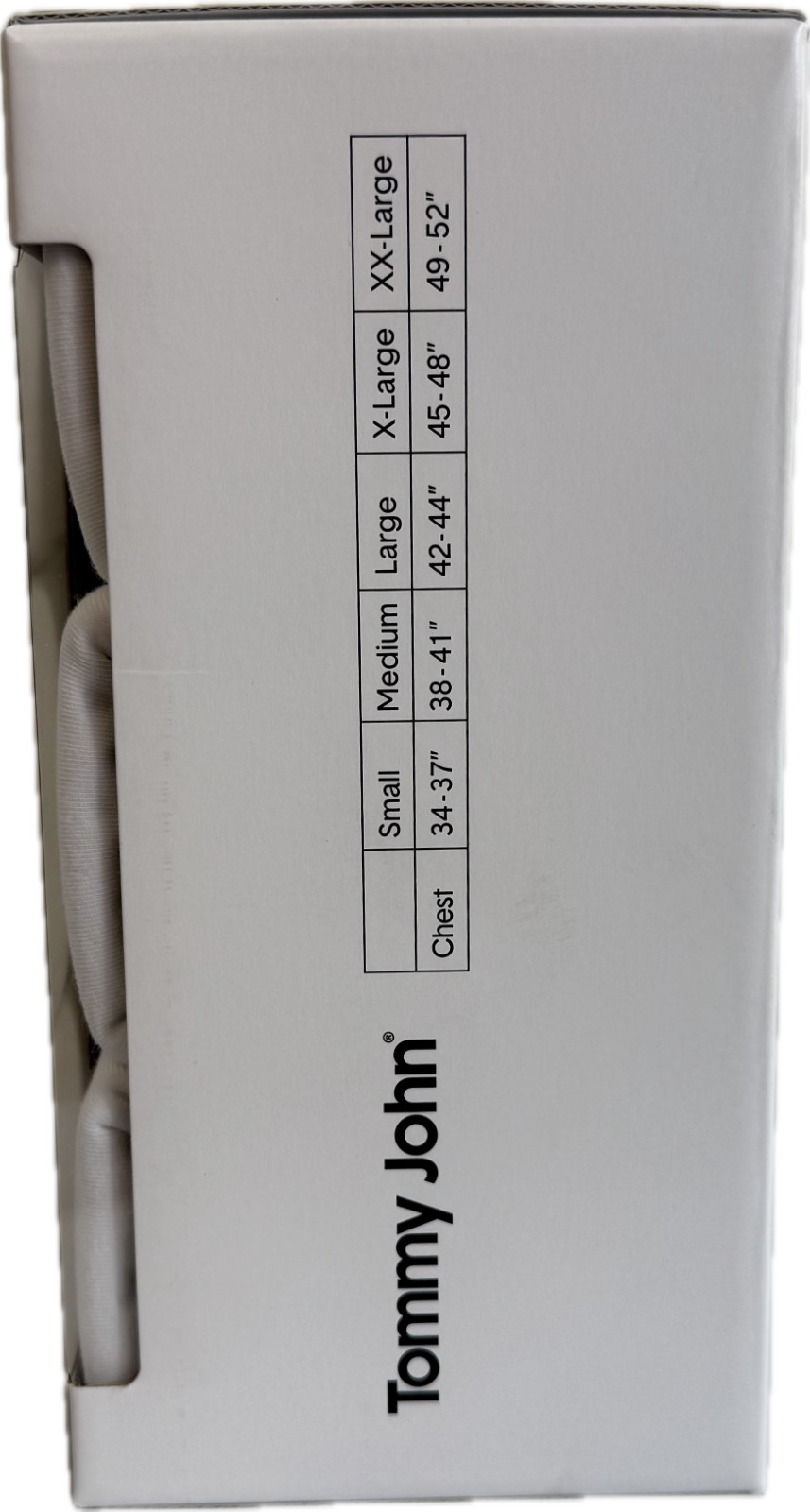 Tommy John 1003994N Crew Neck 3 Pk Cool Cotton Stretch White Shirt (New in Box)