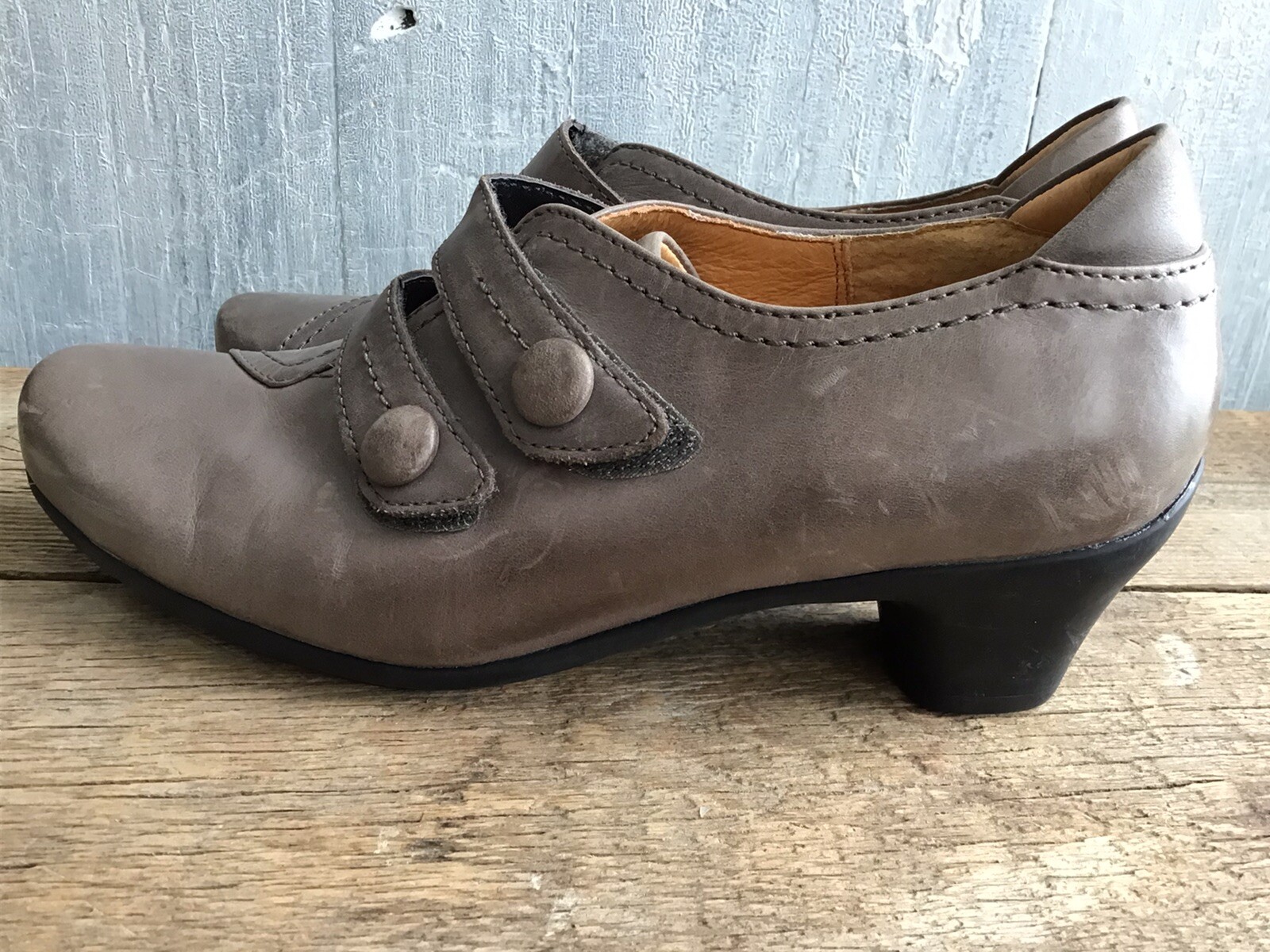 Theresia M Beige Nubuck Leather Shoes Pumps Comfort H5 Us 7-7.5