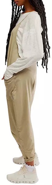 Free People FP Movement Women’s Size S Hot Shot Jumpsuit Sage Stone Color NWT