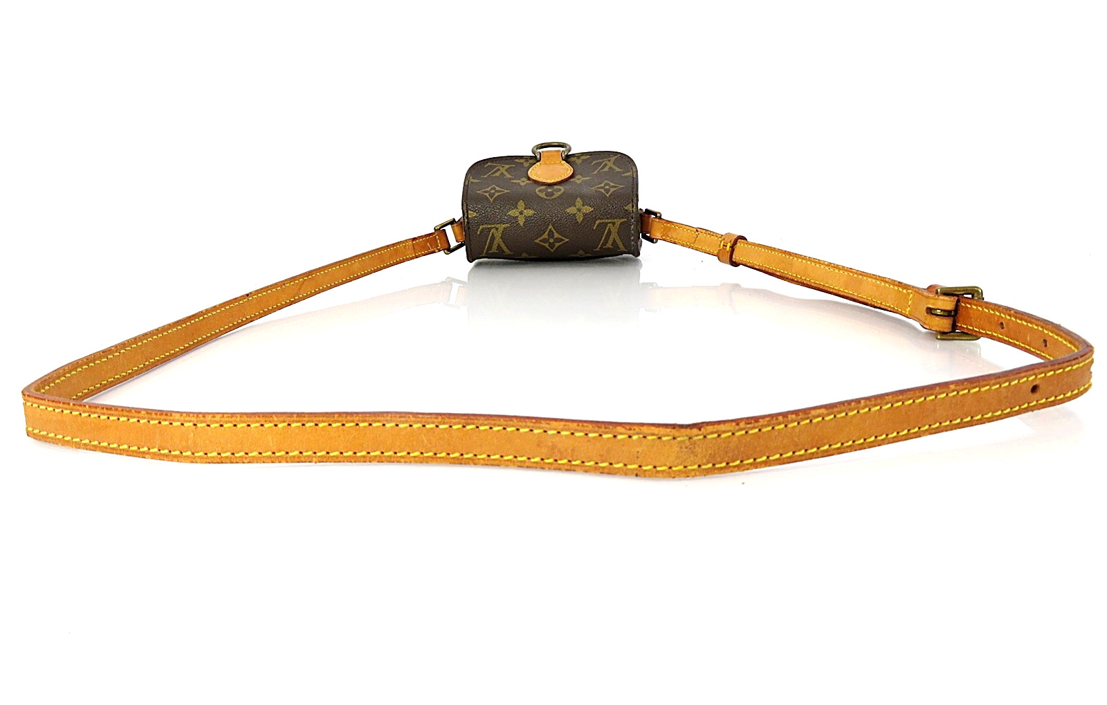 Auth LOUIS VUITTON Saint Cloud Mini Monogram Shoulder Bag Purse #64161
