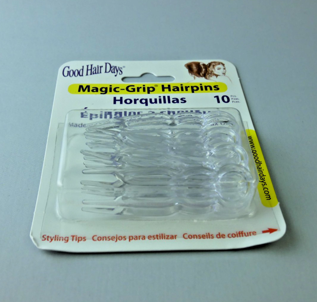 3 x Packs Magic Grip Hairpins 2 1/2″ Clear (30 Pcs) Good Hair Days