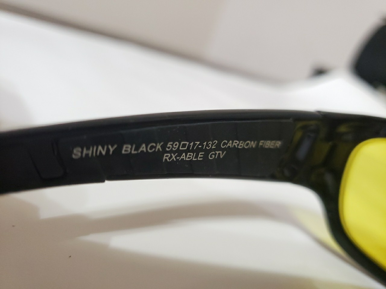 Wolf Shiny Black SUNGLASSES Gtv 59-17-132mm Carbon Fiber FRAMES ONLY C16