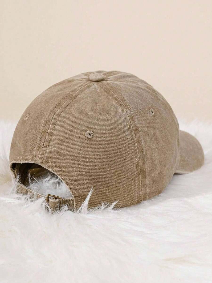 Unisex Embroidered Baseball Cap Funny Letter Dad Hat Washed Adjustable Cap