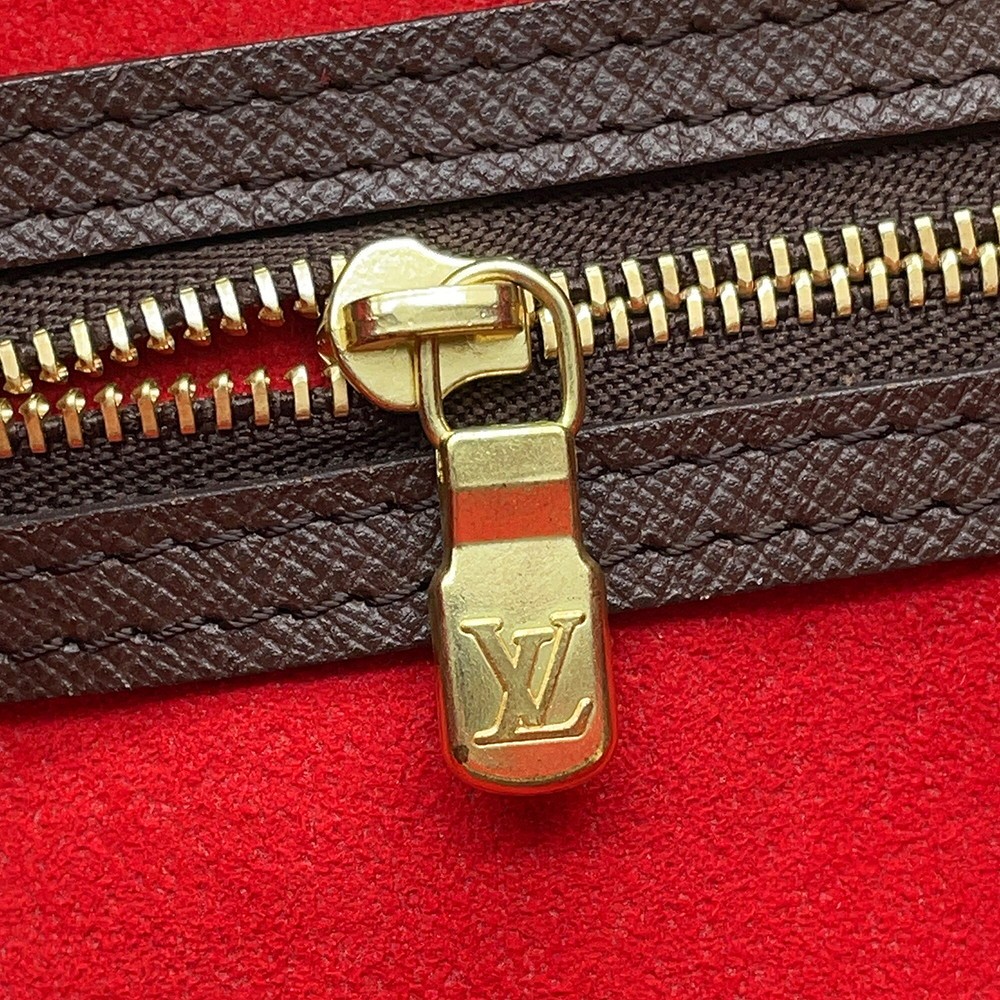 LOUIS VUITTON Marais Damier Ebene Canvas Red N42240