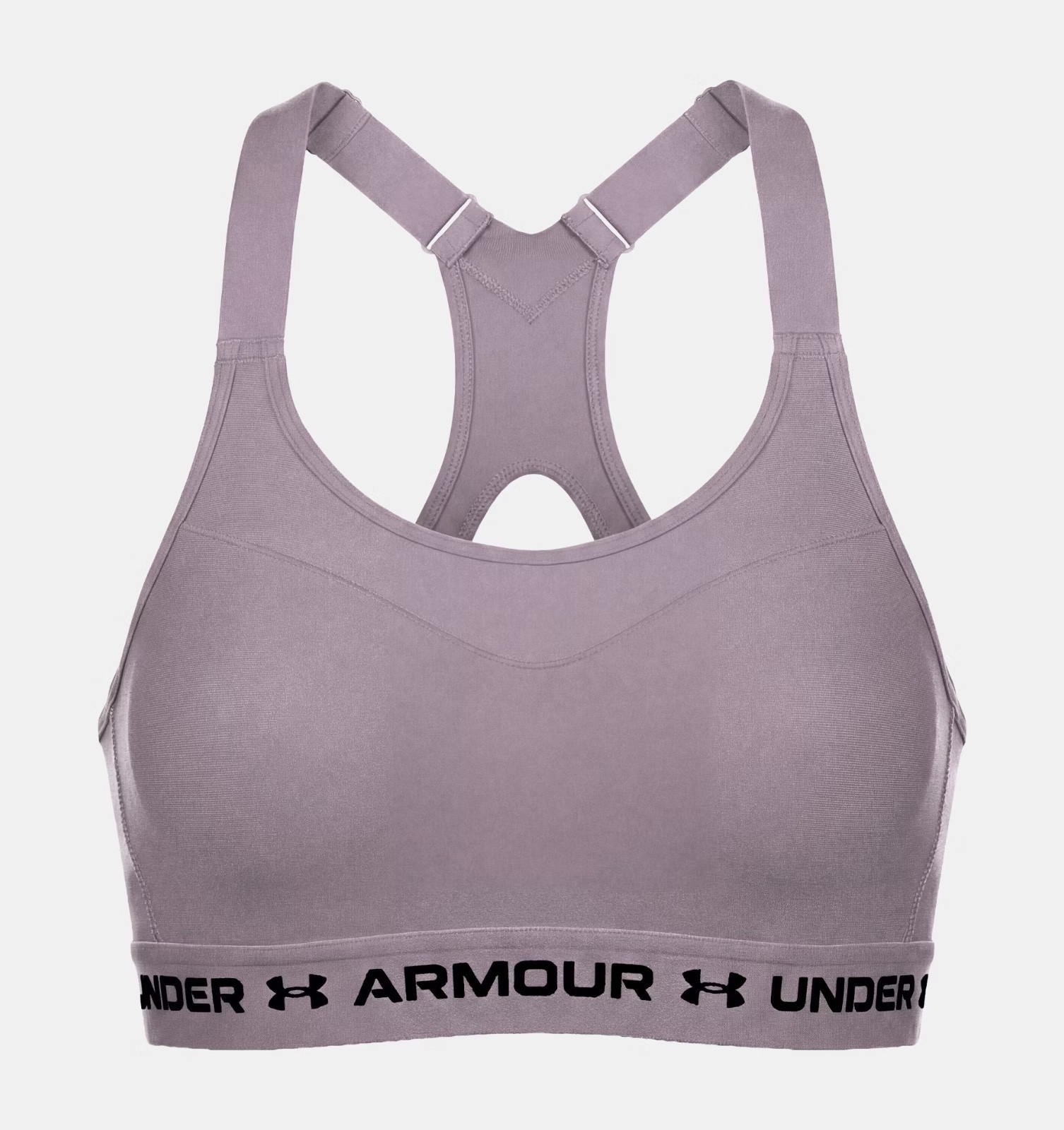 NWT Women’s Under Armour Gray Crossback High Support Sports Bra