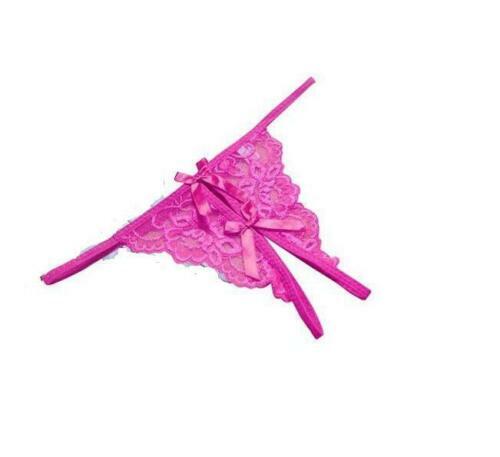Sexy Women Lace Thong G-string Panties Lingerie Underwear Crotchles T-back
