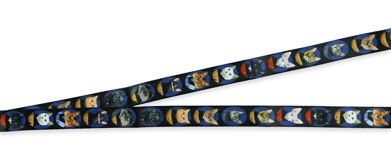 Star Trek Lanyard Cat Poker Breakaway ID Badge Holder with Charm Keychain
