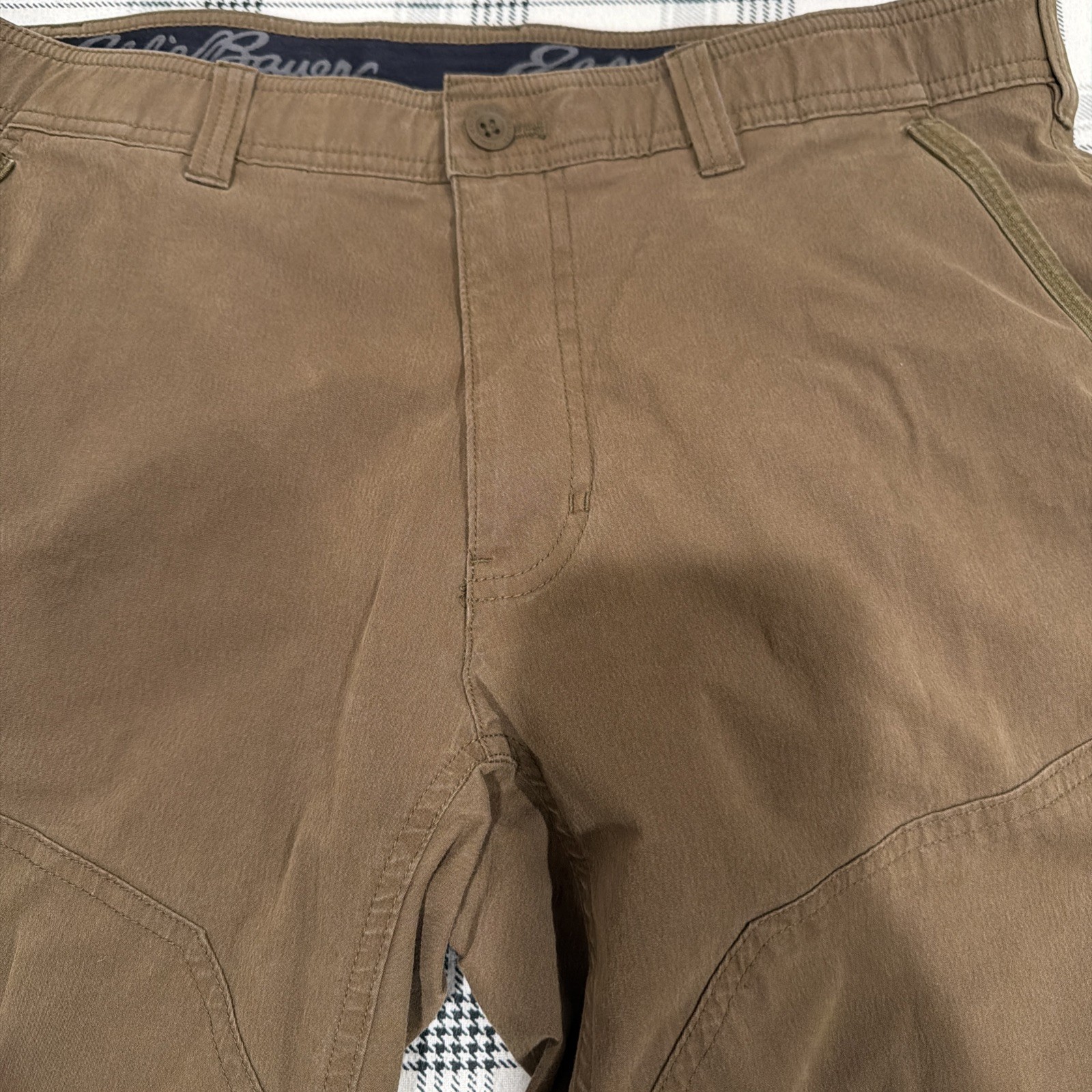 Eddie Bauer First Ascent Pants Men 36×30 Brown Guides Day Off Tactical Hiking
