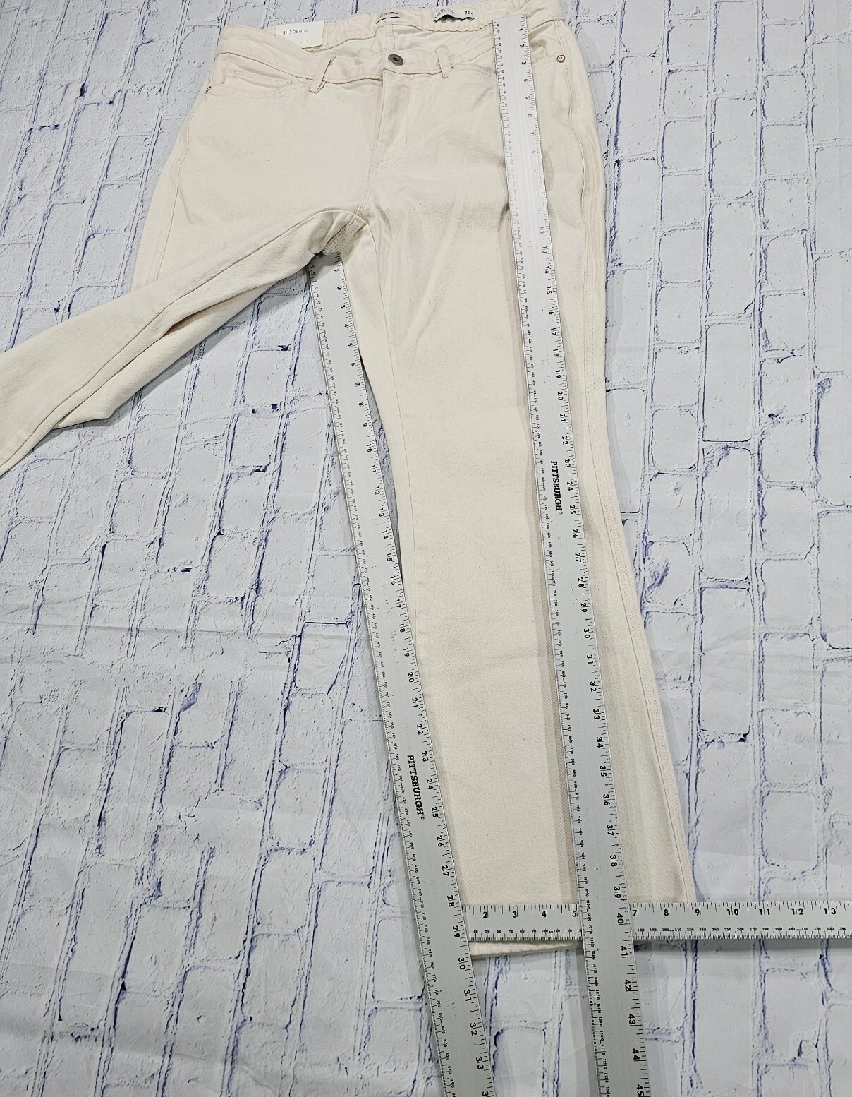 J. Jill Denim Natural Cotton Blend Stretch Modern Slim Bootcut Jeans WOMENS 16 R