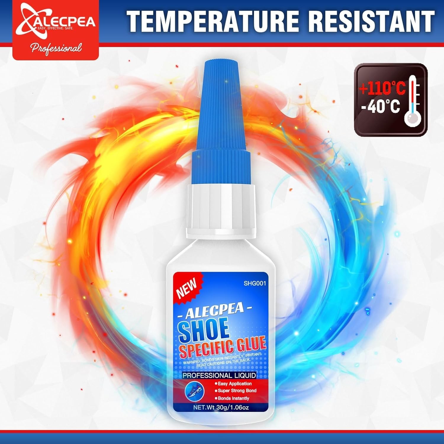 30g Shoe Glue – Flexible Instant Adhesive for Sole Repair & Restoration – Wat…