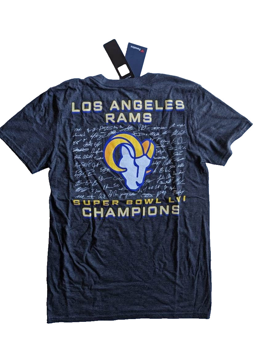 LOS ANGELES LA RAMS SUPERBOWL 56 (LVI) CHAMPIONS T-SHIRT